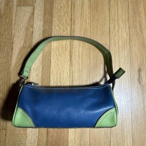 Vintage Tommy Hilfiger Purse Green Blue Girl Gift Kids Teen Women’s Bag Shoulder